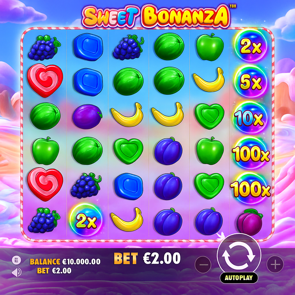 Talismania - Sweet Bonanza Slot Game - Pragmatic Play Multipliers