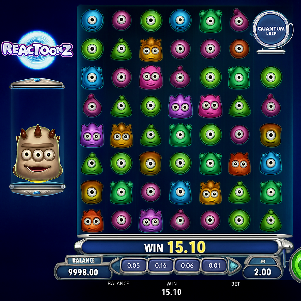 Talismania - Reactoonz Slot Game - Play'n GO Cascade